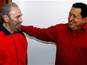 Fidel Castro a Hugo Chávez jsou politití spojenci i pátelé.