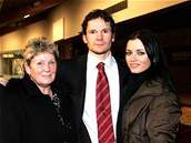 Patrik Eliá� s maminkou a p�ítelkyní