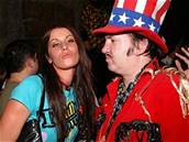 Elvis s modelkou Petrou Matulovou 
