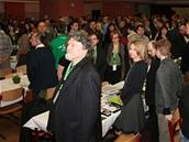 Delegáti sjezdu Strany zelených