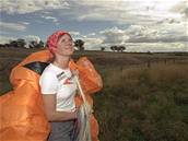 Ewa Wisnierská sleduje australskou oblohu, kde málem pila o ivot.