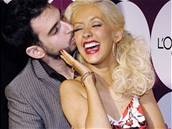 Ceny Grammy - Christina Aguilera s manelem Jordanem Bratmanem na party po udílení cen