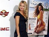 eská modelka Veronika Vaeková pi pedstavení magazínu Sports Illustrated...