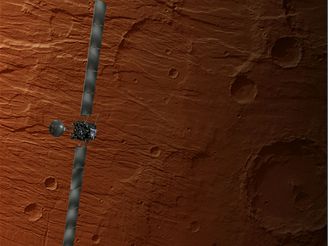 Rosetta těsně nad Marsem