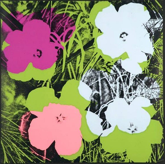 Andy Warhol: ze série Kvty (Flowers)