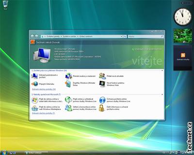 Zbavte se nového kabátku Windows Vista