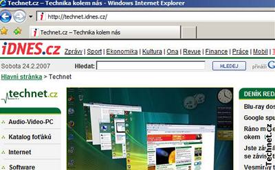 Zbavte se nového kabátku Windows Vista