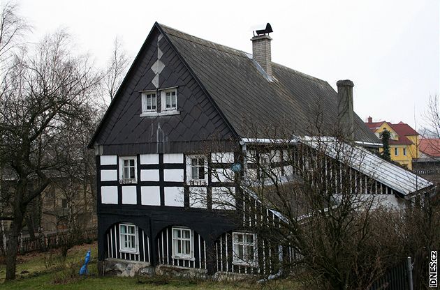 Výlet na Tiské stny - Tisá  pvodní hrázdná architektura