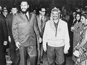 Fidel Castro s Jásirem Arafatem