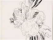Andy Warhol - Flowers (Black and White) I.