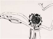 Andy Warhol - Flowers (Black and White) II.