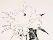 Andy Warhol - Flowers (Black and White) VI.