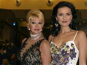 Ivana Trumpová a Michaela Maláová na finále eské Miss 2007