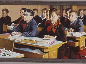 Norman Rockwell - Ruská tída (výez)