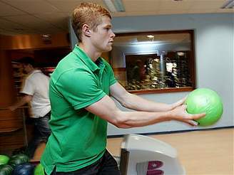 Andre Hainault na bowlingu