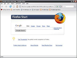 Programy pro USB - Firefox