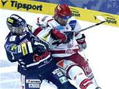 Liberec - T�inec:  Procházka (vlevo) v souboji