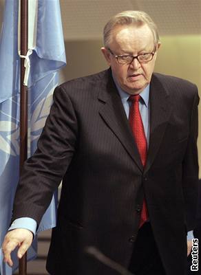 Zmocnnec generálního tajemníka OSN pro Kosovo Martti Ahtisaari jednal ve Vídni o budoucnosti Kosova.