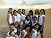 Finalistky Miss R 2007 na výlet u pyramid
