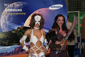 CeBIT - Samsung WCG 2007 hostesky