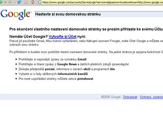 Personalizace Google