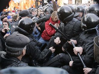 Demonstrace v Kyjev