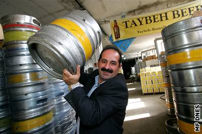 Nadjím Choury, majitel palestinského pivovaru