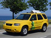 Hybridní taxíky Ford Escape u zkuebn jezdí krom New Yorku také v Chicagu a San Franciscu