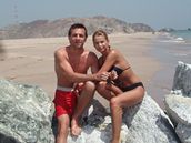 Roman Vojtek a Tereza Janouová na dovolené ve Spojených arabských emirátech