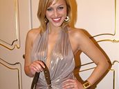 �eská Miss 2006 Renata Langmannová na ve�írku v Lichten�tejnském paláci