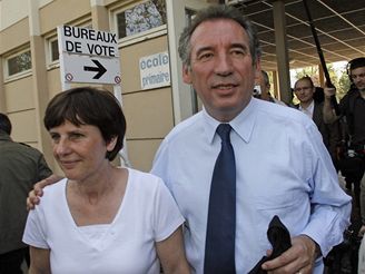 Francois Bayrou s manelkou Elisabeth
