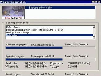 Progress - Drive Backup 7