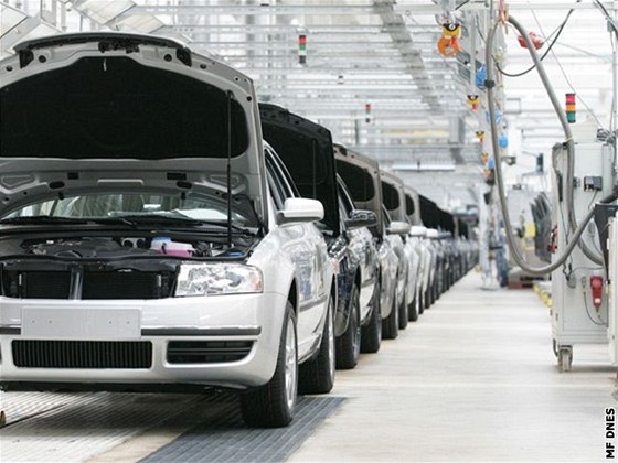 Výroba aut nese. Vydlává na ní i nmecký Volkswagen