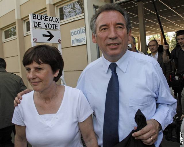 Francois Bayrou s manelkou Elisabeth