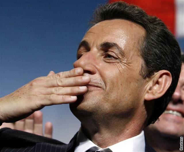 Nový francouzský prezident Nicolas Sarkozy.