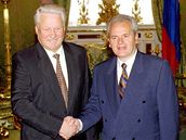 Boris Jelcin a Slobodan Miloevi