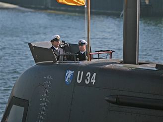 Ponorka U34 při oslavách