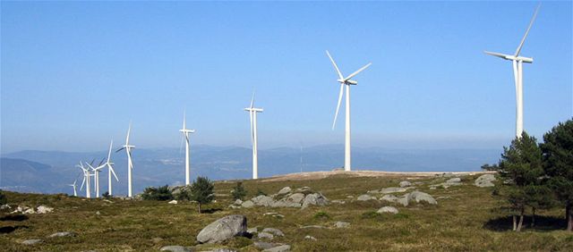 Větrná farma - Španělsko