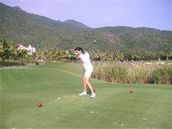 Michaela Maláová si ráda zahraje golf