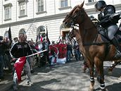 zásah policie proti neonacistm v Brn