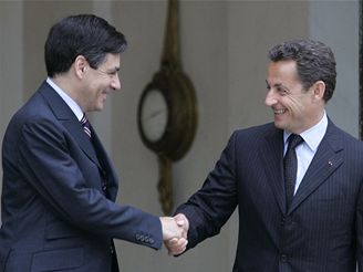 Nicolas Sarkozy a Francois Fillon