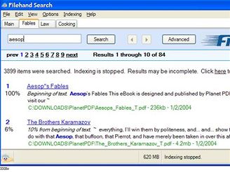 Filehand Search