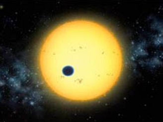 Přechod exoplanety přes hvězdu