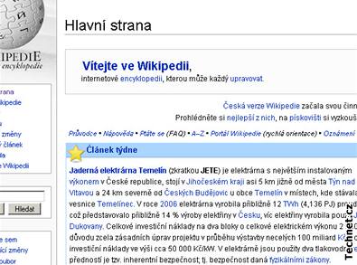 Internetová encyklopedie Wikipedia