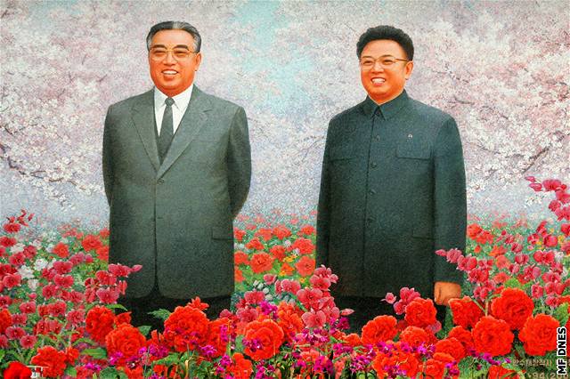 Vdcové Kim-Ir-Sen a Kim ong-Il 