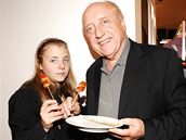 Felix Slováek s dcerou Anikou 