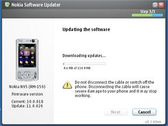 Firmware update pro Nokia N95