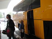 Autobus u brnnského nádraí