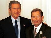 George W. Bush se u jídla sejde zejm i s exprezidentem Václavem Havlem