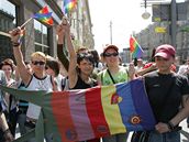 Pochod homosexuál v Moskv. Ilustraní foto